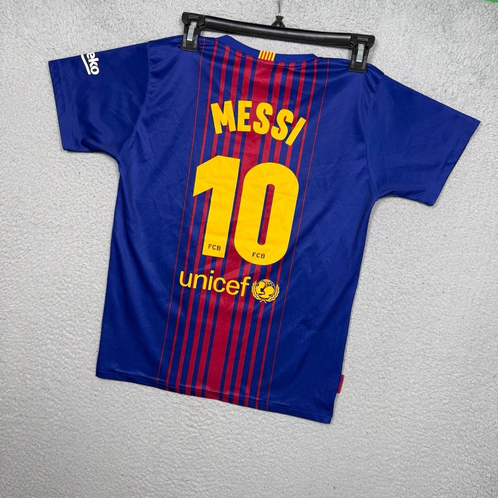 Kids FC Barcelona Lionel Messi Soccer Jersey